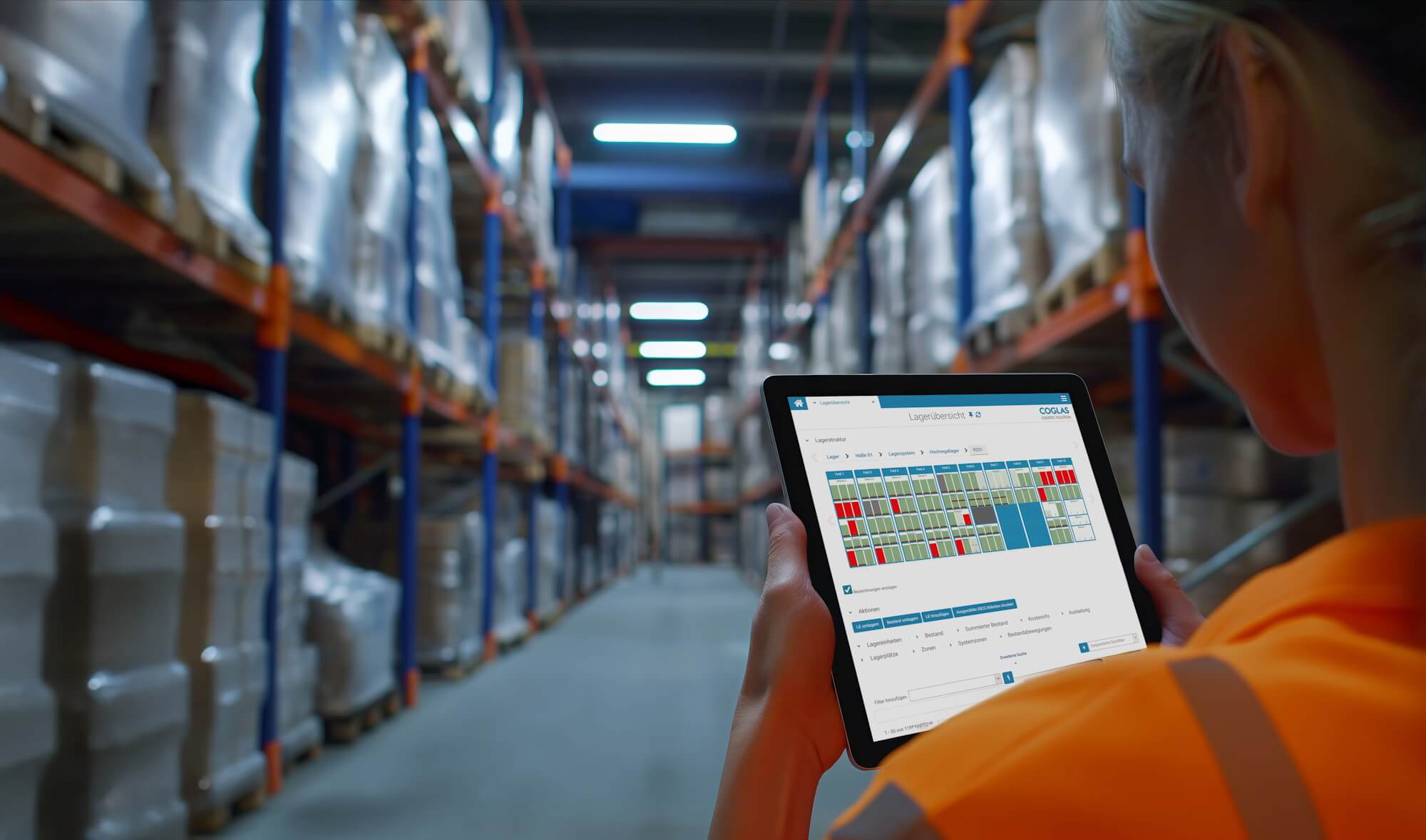 COGLAS WEB WMS in the warehouse