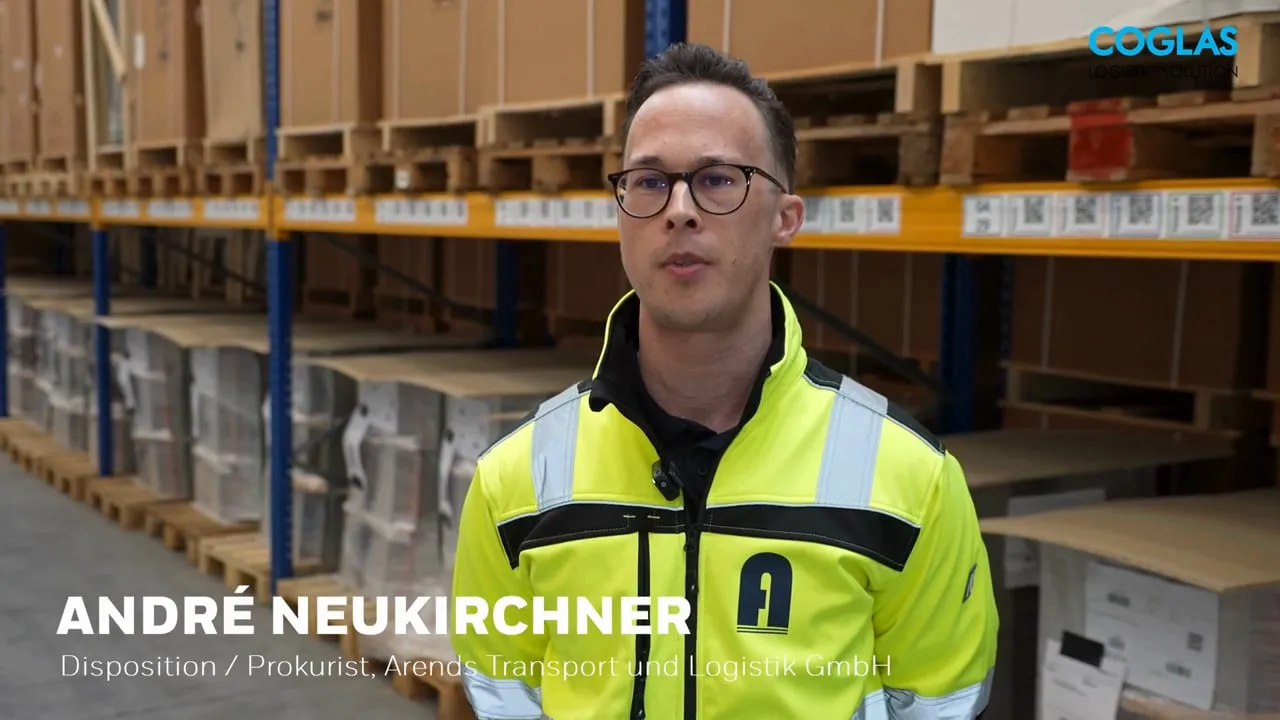 Video still Arends Transport + Logistik