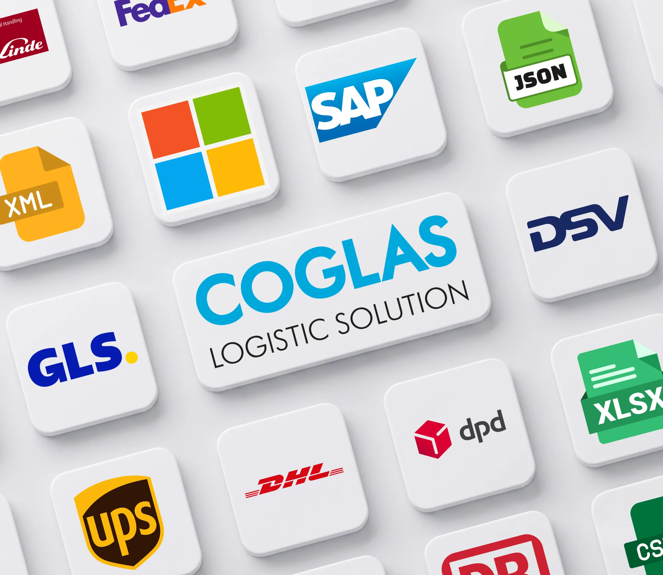 COGLAS WEB WMS Schnittstellen zu ERP, SAP, Shops, Carriern und Hardware