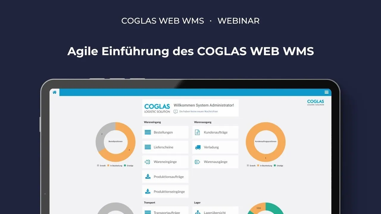 Webinar: Agile COGLAS WEB WMS rollout