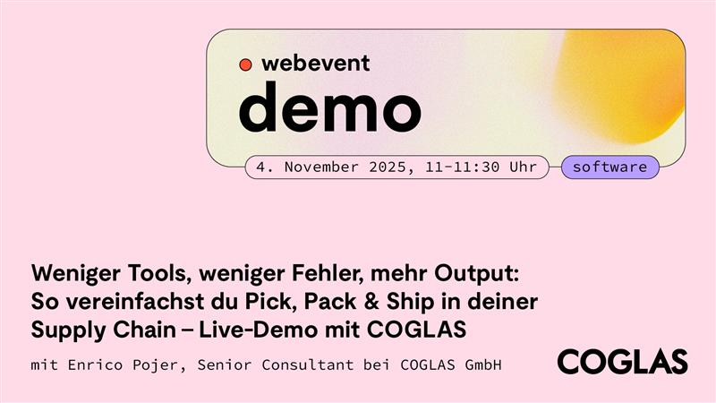 Webinar: Pick, Pack & Ship vereinfachen