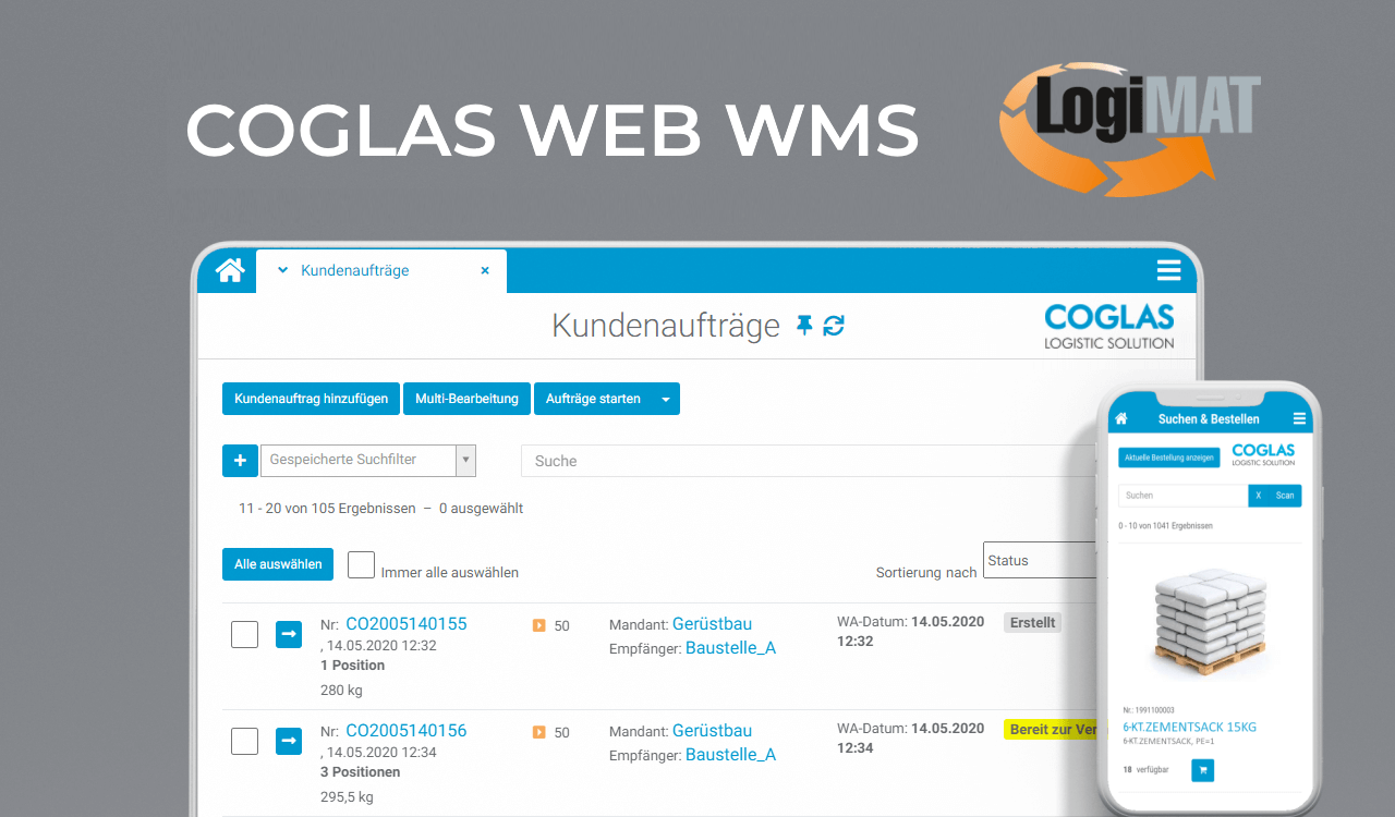 COGLAS WEB WMS LogiMAT 2022 Nachbericht