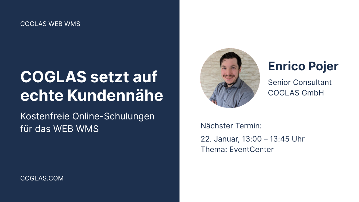 COGLAS Schulungen Kunden - Eventcenter